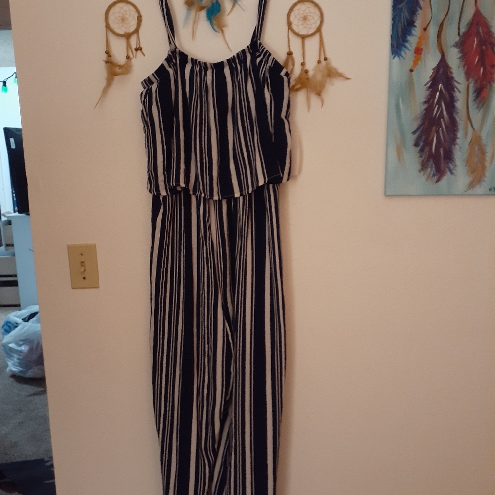 Spaghetti strapped romper